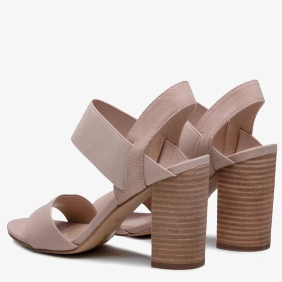 Aldo | Block Heels |  Color: Light Pink/Nude Wooden Textured | Size: 7 - Picture 3 of 7